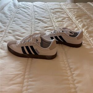 Adidas White and Black Sambas Classic Design